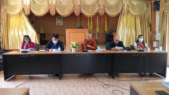 ประชุมการจัดกิจกรรมจิตอาสาพัฒนา ปรับปรุงภูมิทัศน์โบราณสถาน กู่ทอง  ครั้งที่ 12565